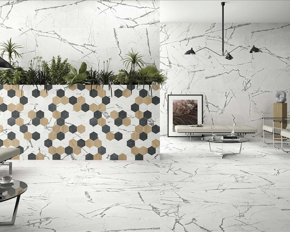 White Sat. Rect. 60x60